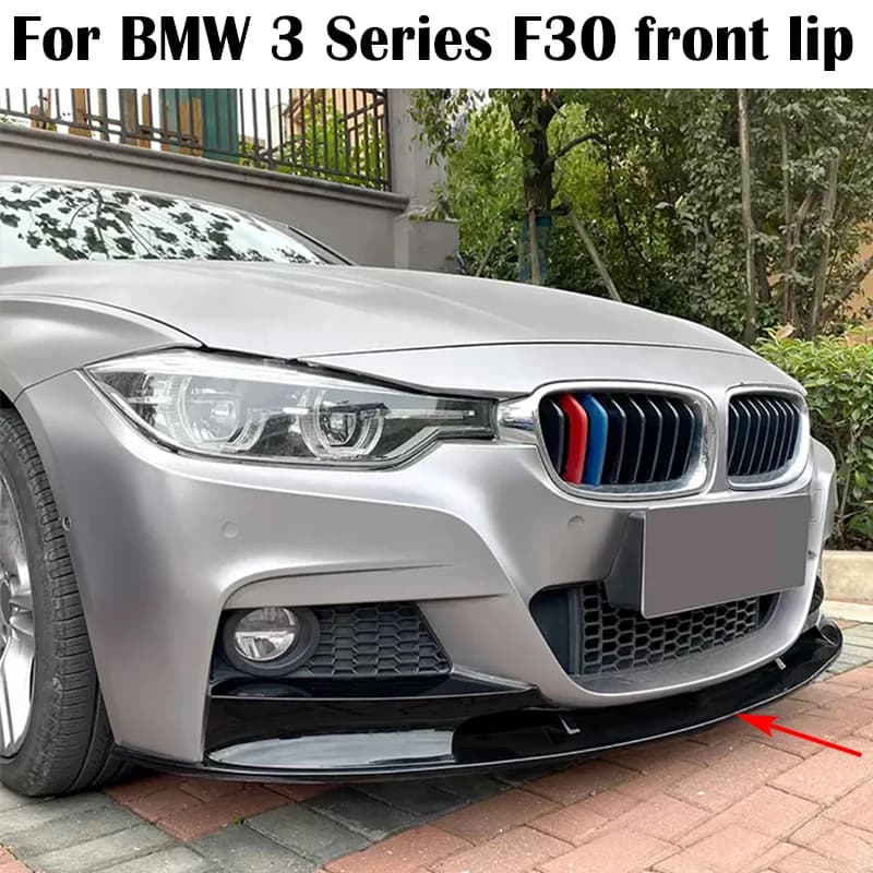 For BMW 3 Series F30 F31 320i 325i 330i 2013-2019 Car Front Bumper Lip Splitter Diffuser Body Kits Spoiler Bumper  Accessories