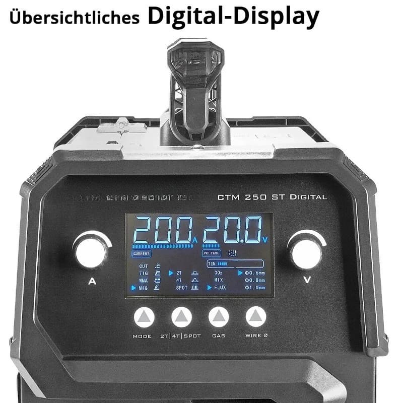 CTM250 6-in-1 Laser Welding Machine 200A Current 5kg MIG CO2 Plasma Cutter MMA MIG Gasless Tig Welder 220V New