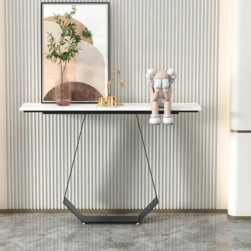 French Trendy Console Table Unique Design Modern Luxury Console Table Porch Entrance Tablebasse De Salon Hallway Furniture