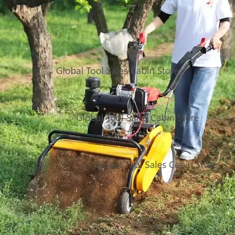 Hot Sell 50cm and 60 cm Wide Rotary Soil Ground Agricultural Weeder Garden Machinery for Orchard  Lawn Care Can Hoe Grass