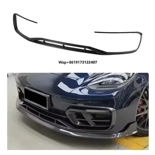 High Quality True Dry Carbon Fiber Car Spoiler Front Bumper Body Kits Trim 2021-2023 for   971.2 GTS Fender Flare