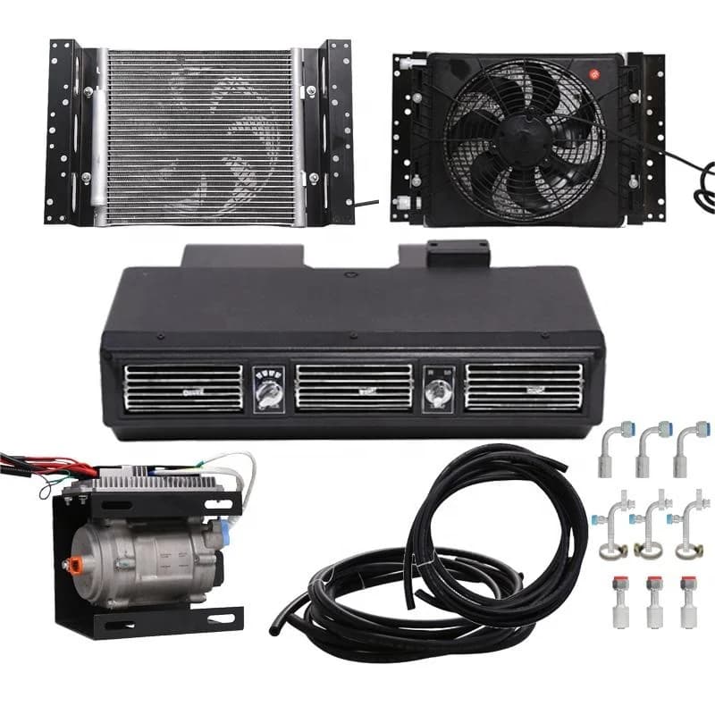 Mini 12v Automotive Air Conditioning Portable Parkin 24 Volts Dc Air Conditioner Air Conditioning Systems For Universal Car