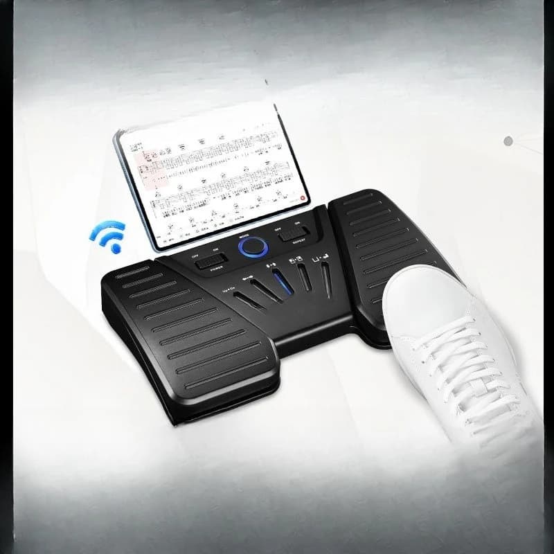 Wireless foot pedal automatic translator bluetooth silent electronic sheet music mobile phone pedal page flipper