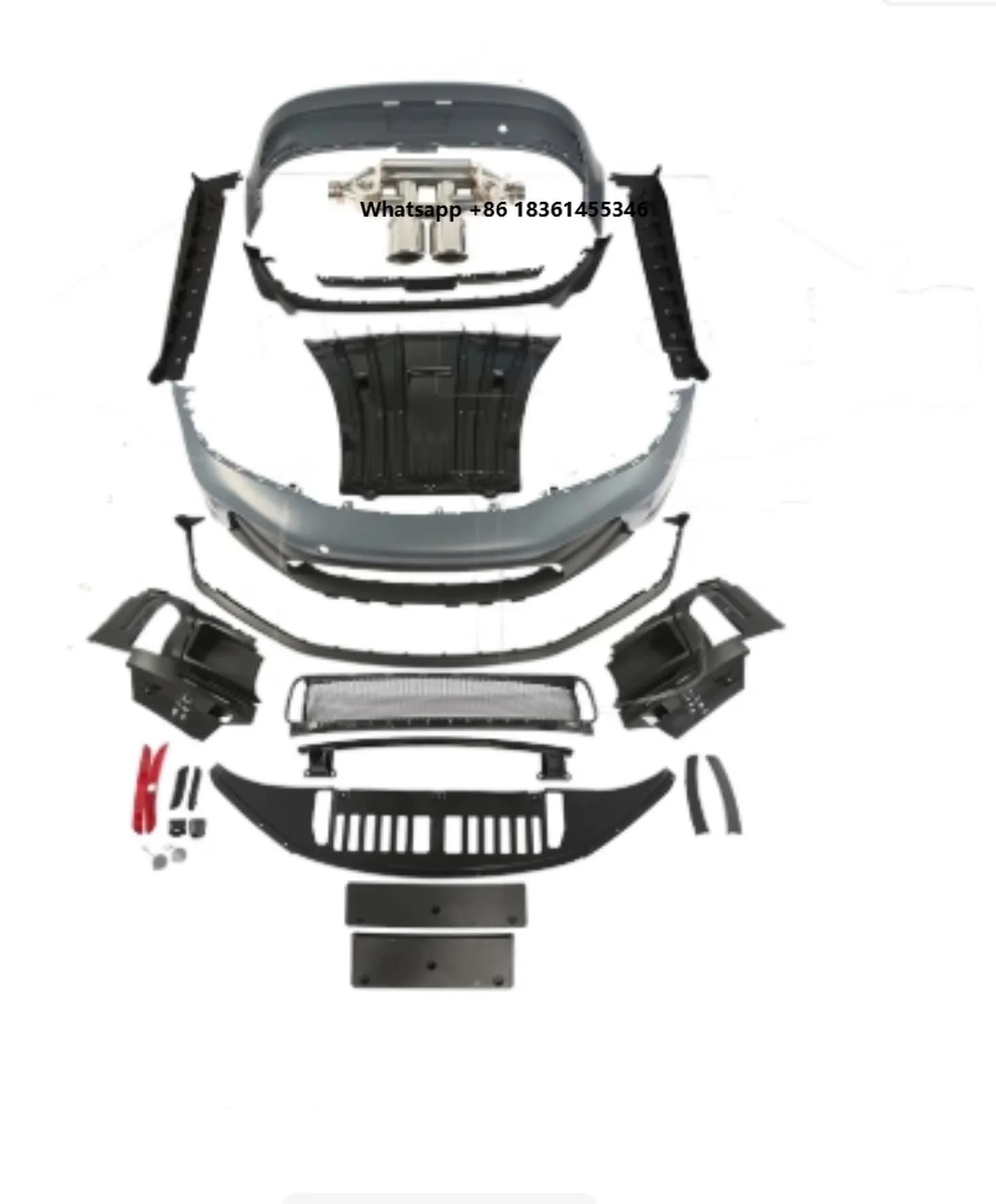 For  911 992 modified GT3 spoiler grille Car Body kit Front Rear Bumper surround