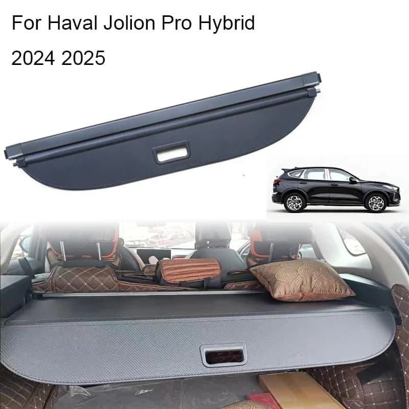 Auto Trunk Curtain Organizer Cover For Haval GWM Jolion Pro 2024 2025 Hybrid Rear Rack Partition Shelter Shield Shade Luggage