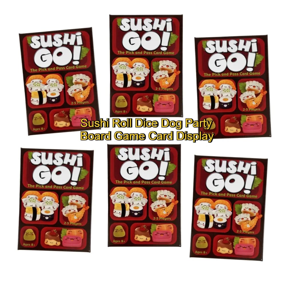 Sushi Go Card Game, Decorative Tabletop Display Piece, Fun Family Party Game & Holiday Gift