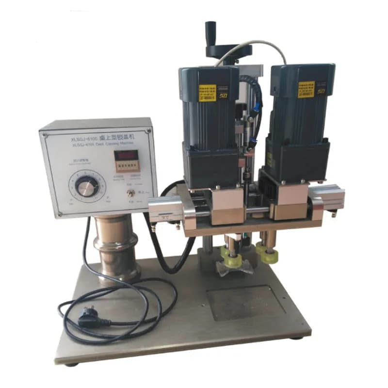 Semi-automatic capping machine, vertical electric capping machine