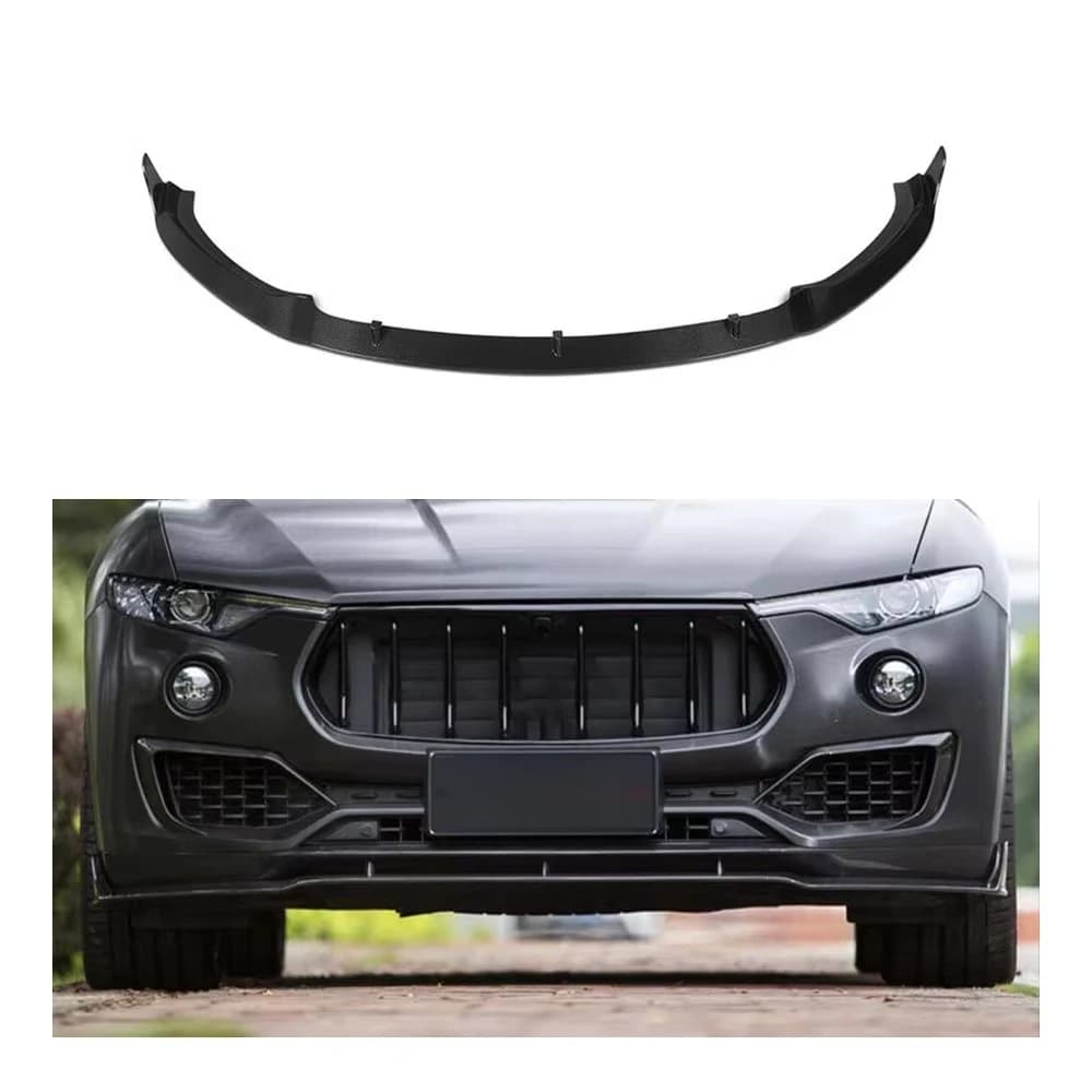 Car Carbon Fiber Bodykit Lower Front Spoiler Splitter Bumper Lip Diffuser for-Maserati Levante