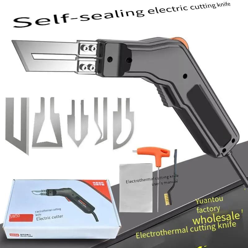 Foam Cutting Knife Pearl Cotton Electric Hot Knife Thermal Cutter Hand Held Potable Electric Tools Knife Multiple Cutter