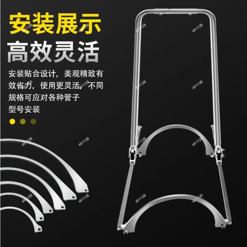 Universal Hand Pipe Puller Tightening Tool for Double Wall Corrugated Pipe Connection Work