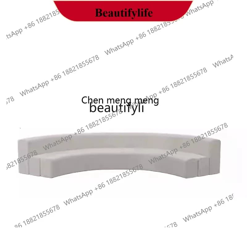 D178 D13 Semicircular curved sofa special-shaped office beauty salon hotel lobby rest area reception and negotiation