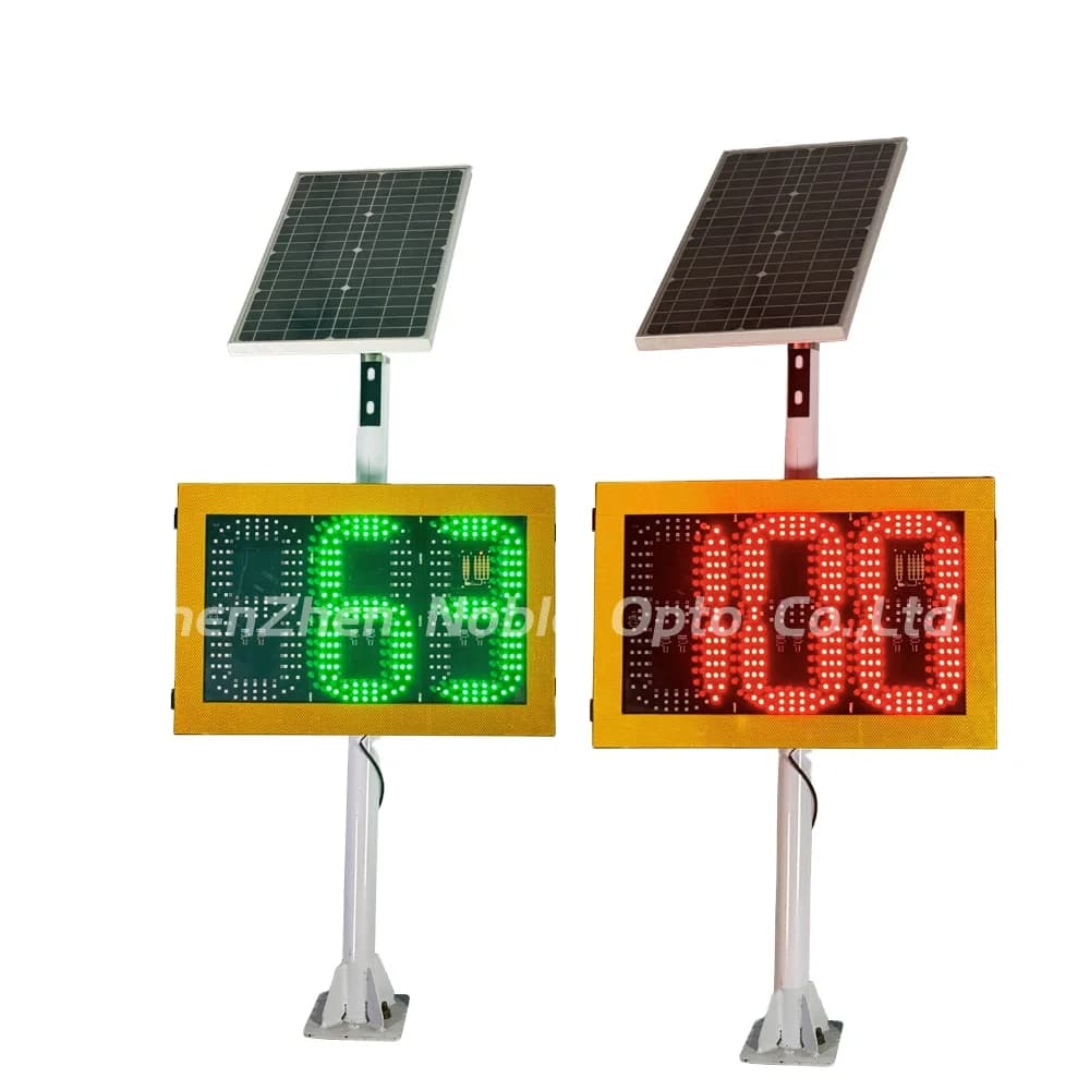Solar Radar Traffic Speed Limit Sign Record Speed of  Vehicle and Change  Color of  Number When Speeding