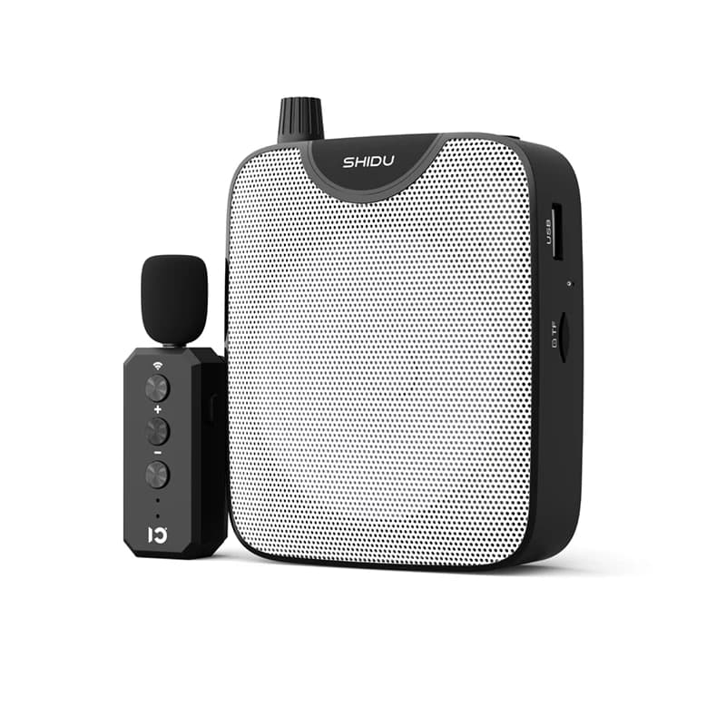 M500 10W Bluetooth Clip on Wireless Lavalier Microphone Portable Voice Amplifier Mini PA Speaker for Teachers