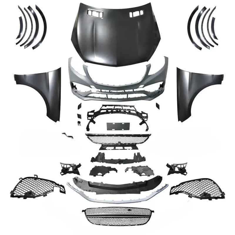 High Quality Body Kit For GL X166 Upgrade To GLS63 Style Exterior Tuning Replacement Parts
