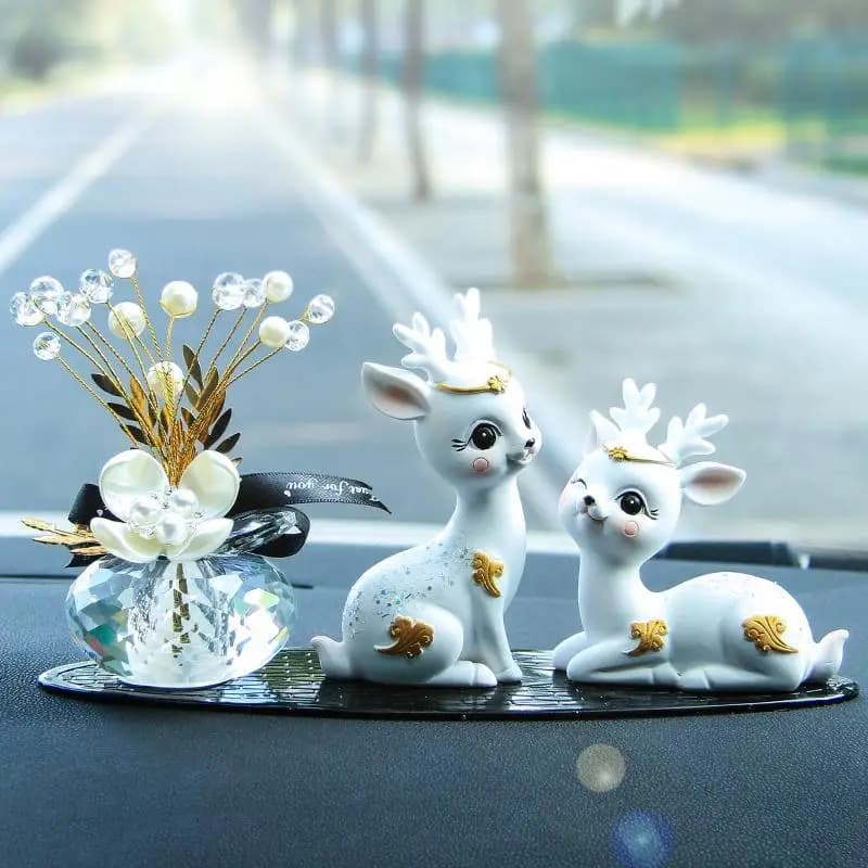 Car ornaments, center console decorations, safe journey deer