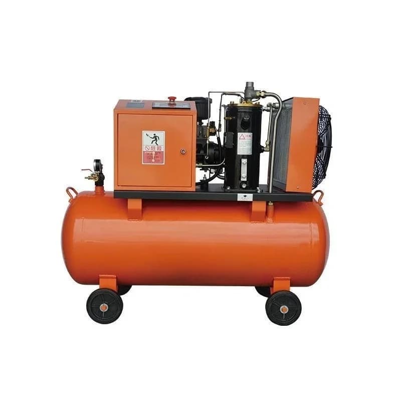 Screw air compressor, air compressor
