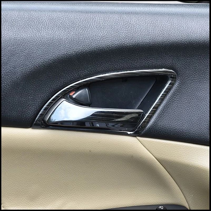 Car Styling For Honda Accord 8th 2008-2012 Inner Door Handle Bowl Cover Cap Trim Decorative Frame Molding Auto Parts Accessories