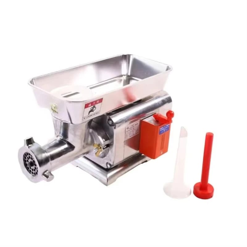 Electric stainless steel meat grinder for slicing and processing meat