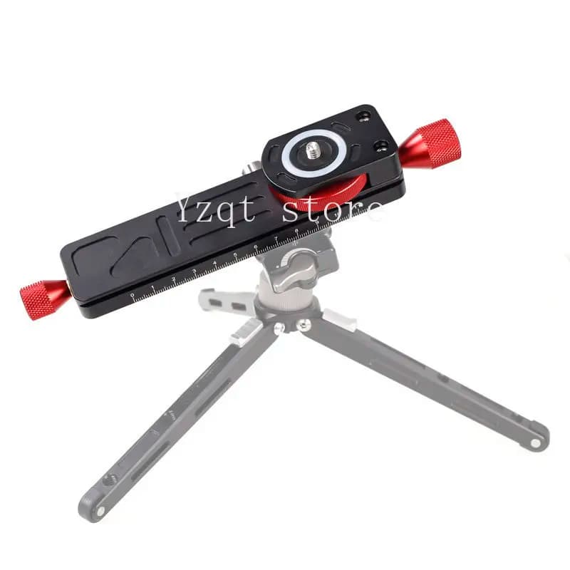 Macro Photography PTZ Quick Release Board Bracket Gear Slide Rail Macro Guide Tripod Focus Stacking