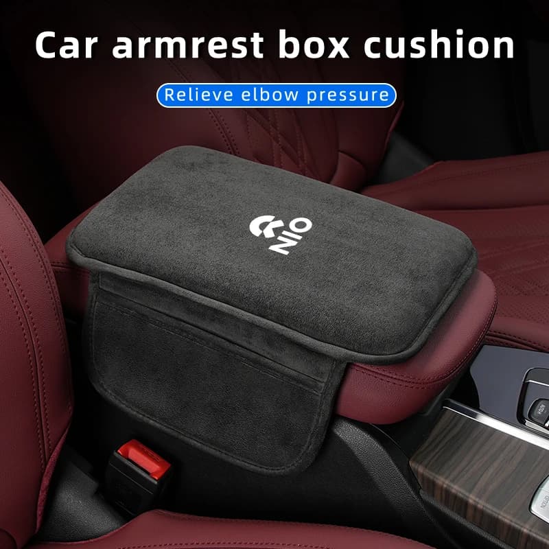 Car Armrest Box Cushion Elbow Storage Mat Console Protector Cover For Nio ES6 EC6 ES8 ES7 ET5 ET7 EP9 EVE 2021 2022 2023