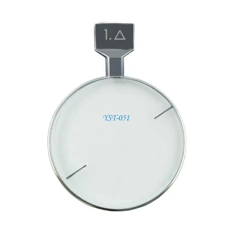 E15A Metal And Glass Trial Lenses Measuring 5.1x3.6cm For Professional Optometry Use Available In Multiple Lens Types For Eye