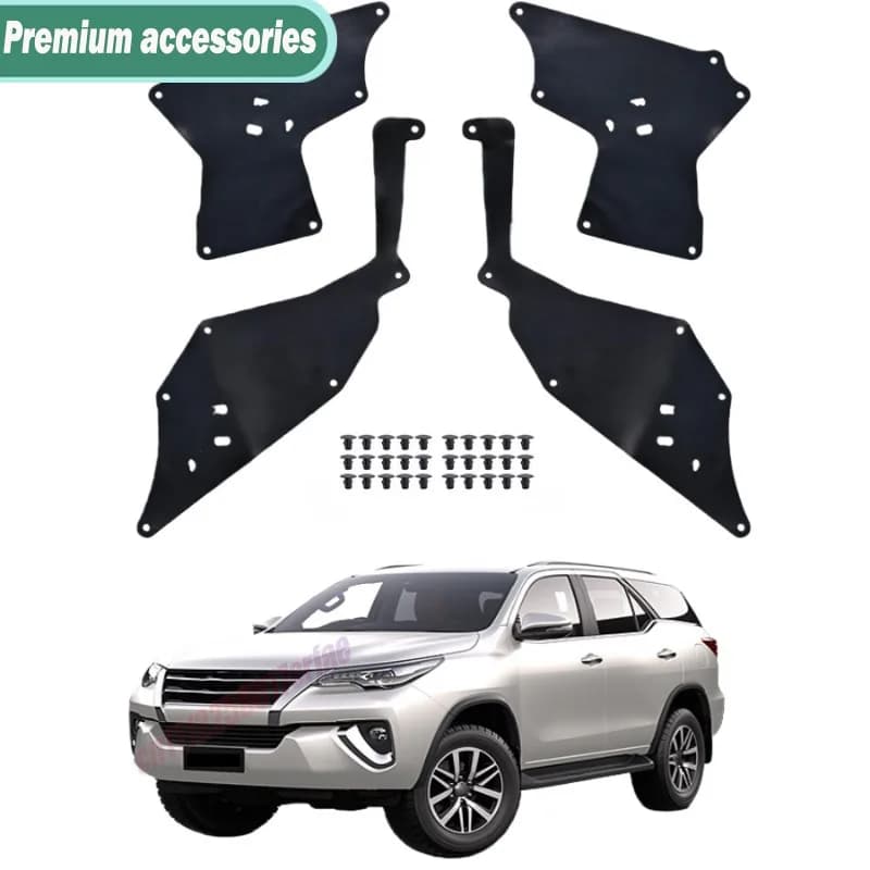 For Toyota Hilux Fortuner 2004 2005 2006 2007 2008 2009 2010-2024 Front Fender Liners Apron Guards Seal Protector Car Replace