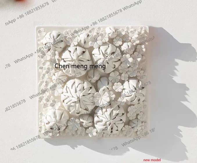 H178Creative handmade porcelain panel painting, modern minimalist living room background wall decoration, three-dimensional pain