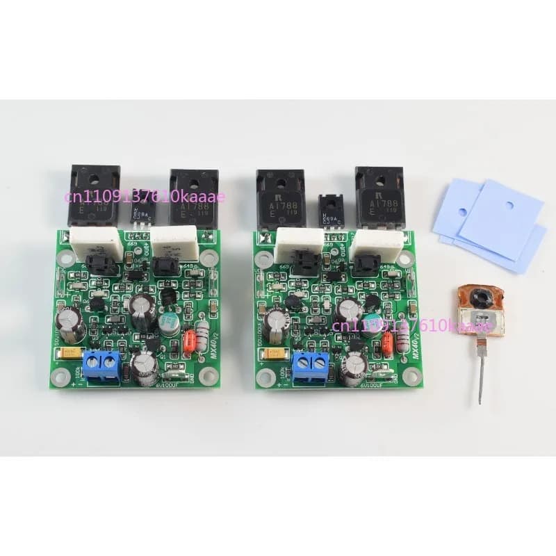 MX40 Power Amplifier Finished Boards, 2Pcs Dual Channel Stereo Amp Modules, 50W×2 HiFi Audio DIY Parts