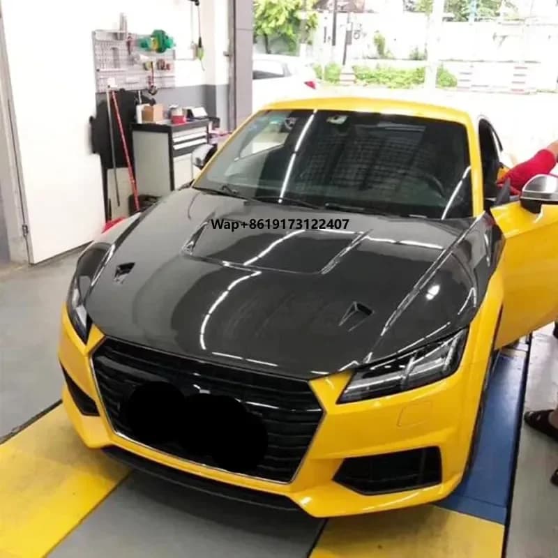 TTRS MK3 Carbon Fiber Front Hood for   TTRS MK3 Exterior Accessories 2015-2019
