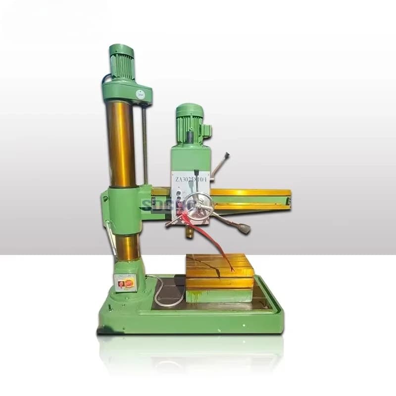 Z3025 Benchtop Radial Drill Machine | Small Drilling Machine for Metal & Woodworking | 10-25mm Capacity