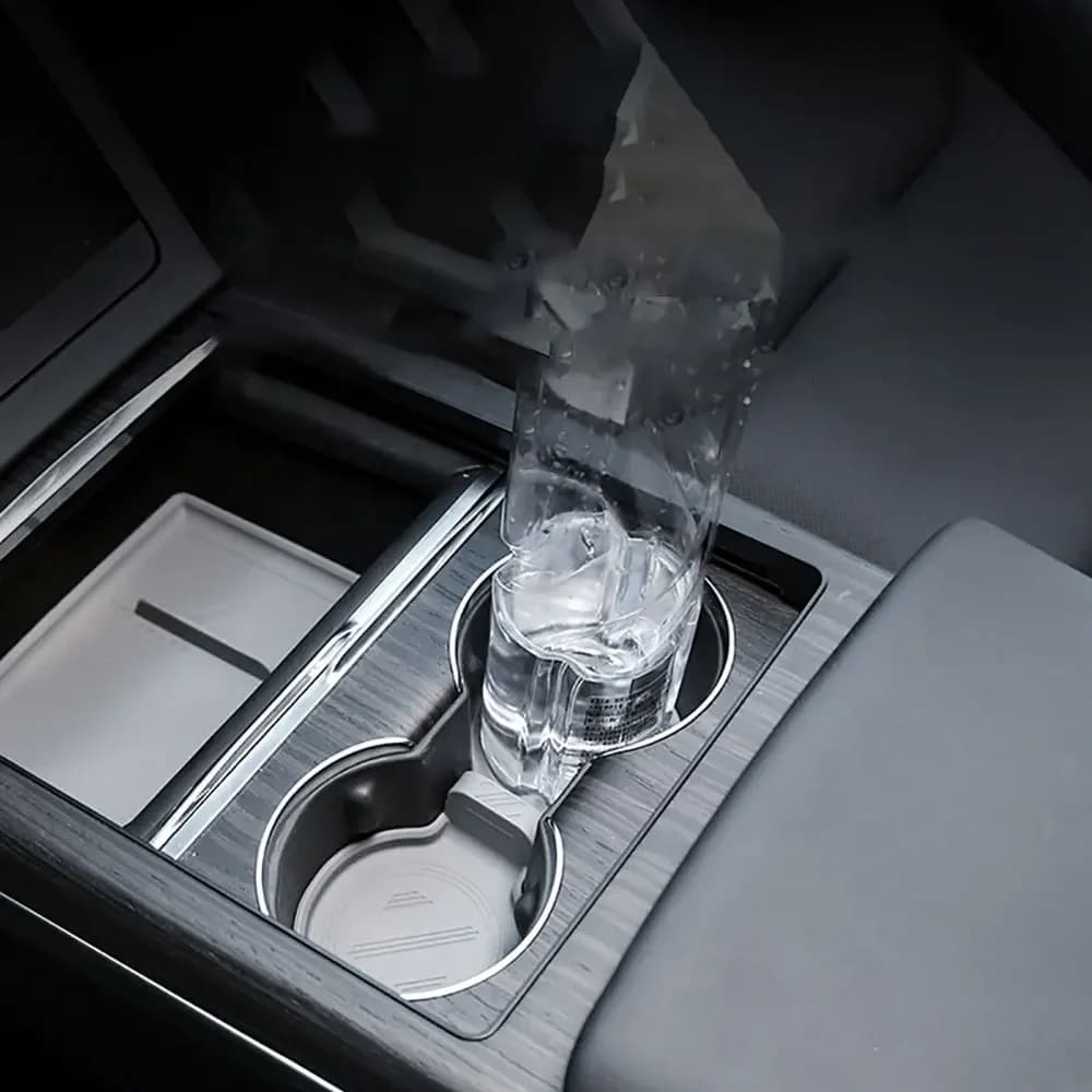 For Tesla Model 3 24-26 Model Y 25-26 Center Console Cup Holder Coaster Water Holder Mat Inserts Pad Model X S 2022-2026