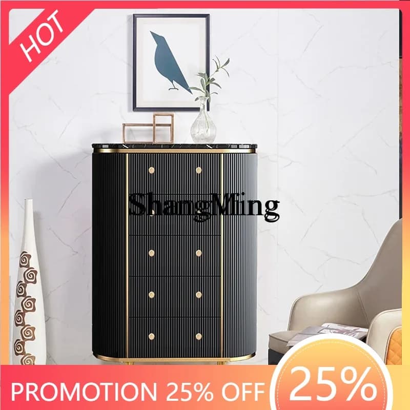 CL  simple modern light luxury marble storage bedroom living room by household three or four chest of drawers