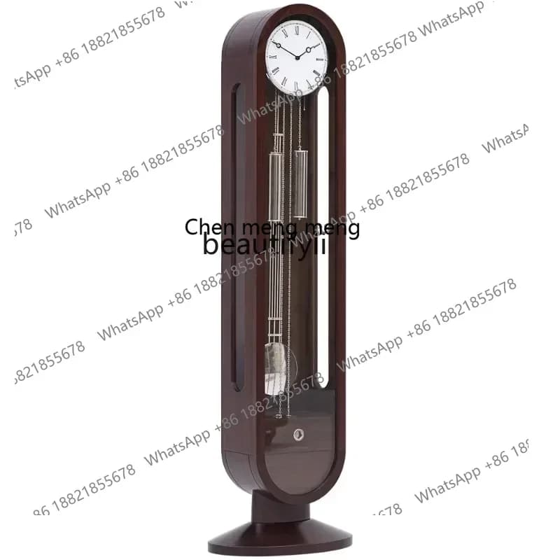 B178 European-Style Living Room Simple American-Style Large Floor Clock Hermle Movement Mechanical Floor Clock Hg118