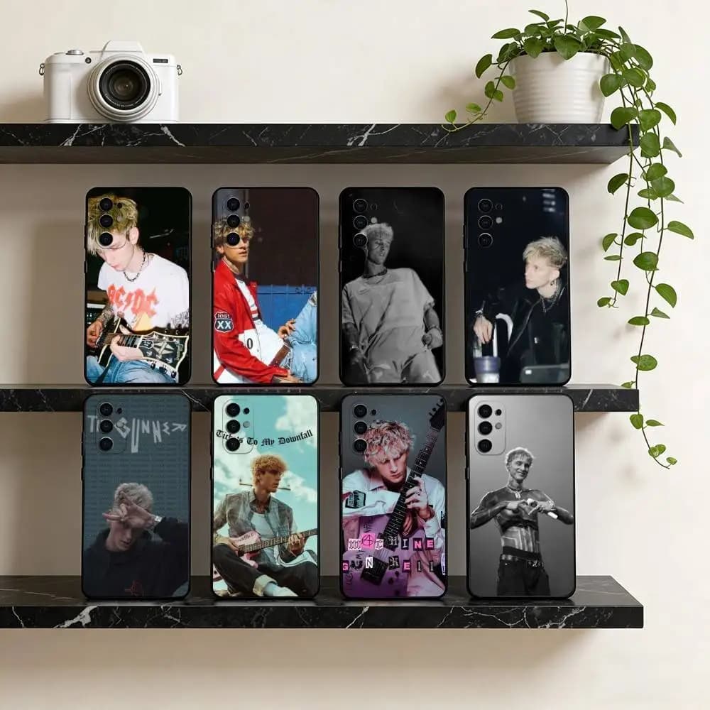 MGK  Phone Case For Samsung S25,S24,S21,S22,S23,S30,Ultra,S20,Plus,Fe,Lite,Note,10,Black Cover