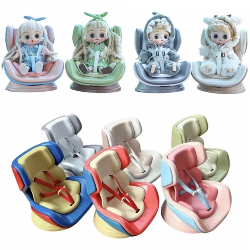 1/6 Dollhouse Model Furniture Accessories Blyth Mini Chair Soldier Miniature Safety Seat New Diy Miniature Dollhouse Furniture
