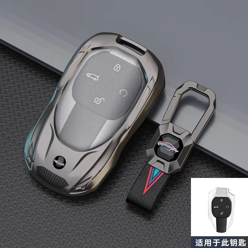 Zinc Alloy Key Cover Case for GAC Trumpchi Emkoo, GS8, Empow, M8, J16, J15 – Premium Metal Key Fob Protector