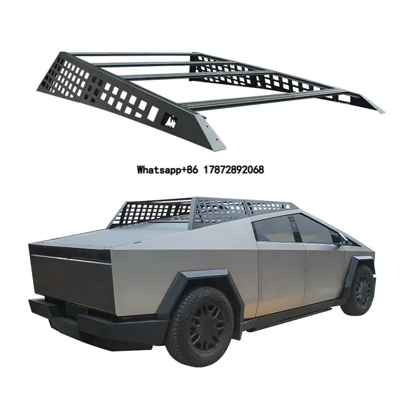 Heavy-Duty Steel Cargo Rack for Cybertruck Off-Road Compatible Car Roof Racks Accessory Cybertruck Accessory Accessories