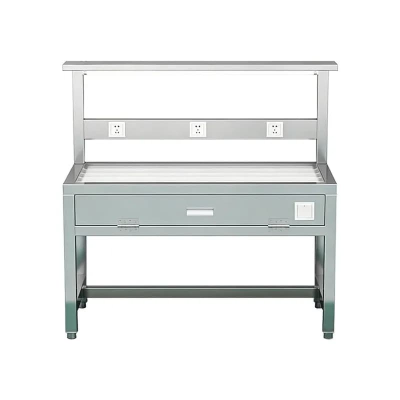 Stainless steel lamp inspection table, workshop quality inspection table