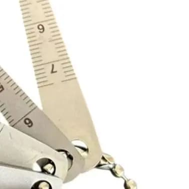 Stainless Steel Tapered Gauge Set 1-7.5mm Pocket Feeler Ruler Shaped Thickness Measurement Tool For Industrial Testing