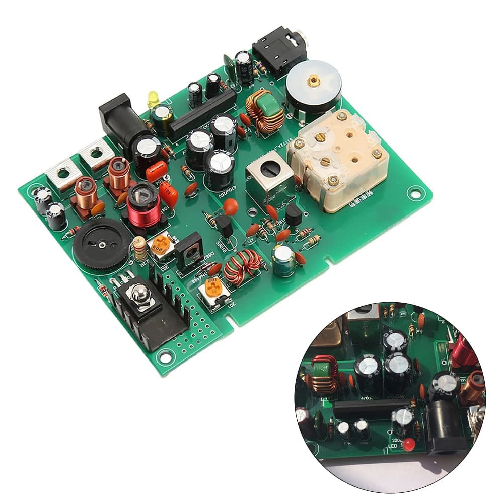 Adjustable Transmitting Power AM Radio Transmitter Experimental Setups Power Supply DC9V 2A Strong Anti-Interference Capability