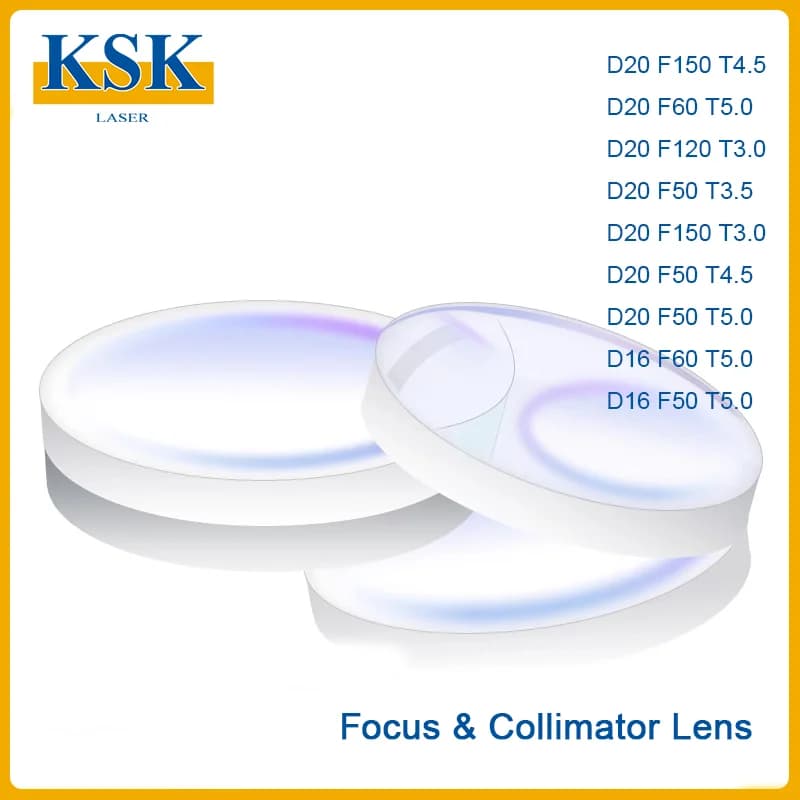 High-Power Laser Focusing Lens & Collimating Lens - Chutian Weiye D20×4.5-F150 Plano-Convex Lens for Welding Machines