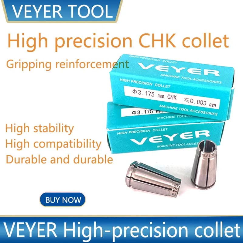 CHK 3/4/6.0 Collet Chuck for NR-403E Spindle High Quality PCB Router CNC Clamping Hole Size 6mm Grinding Collet Power Tool Parts