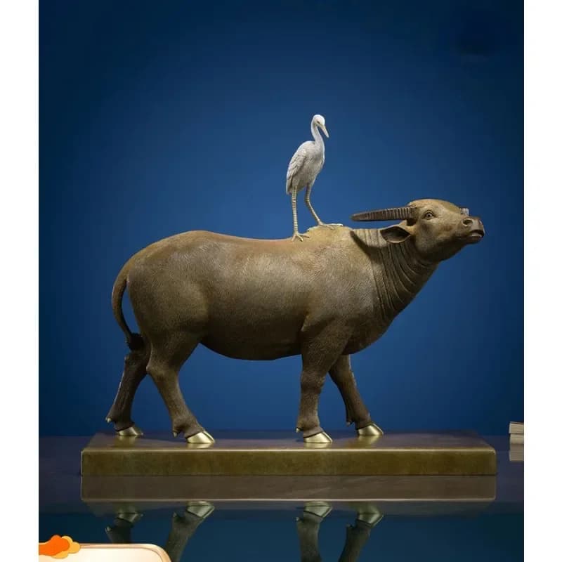 "All the way cow" living room desktop copper bull ornament, home decoration crafts HOT SALES