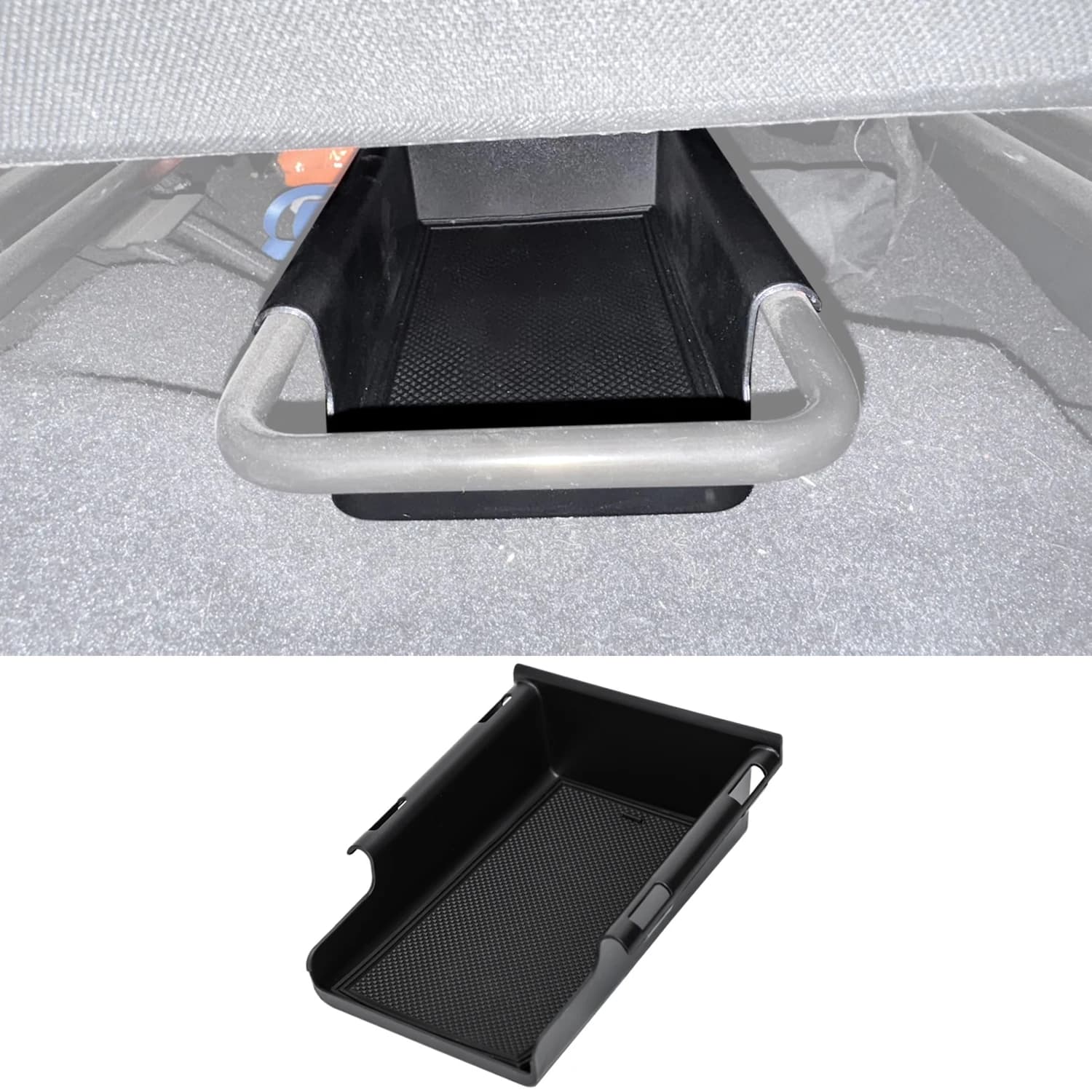 Car Under Seat Organizer Storage Box Tray for Jeep Wrangler JL Gladiator JT 2018 2019-2025 Stowing Tidying Interior Accessories