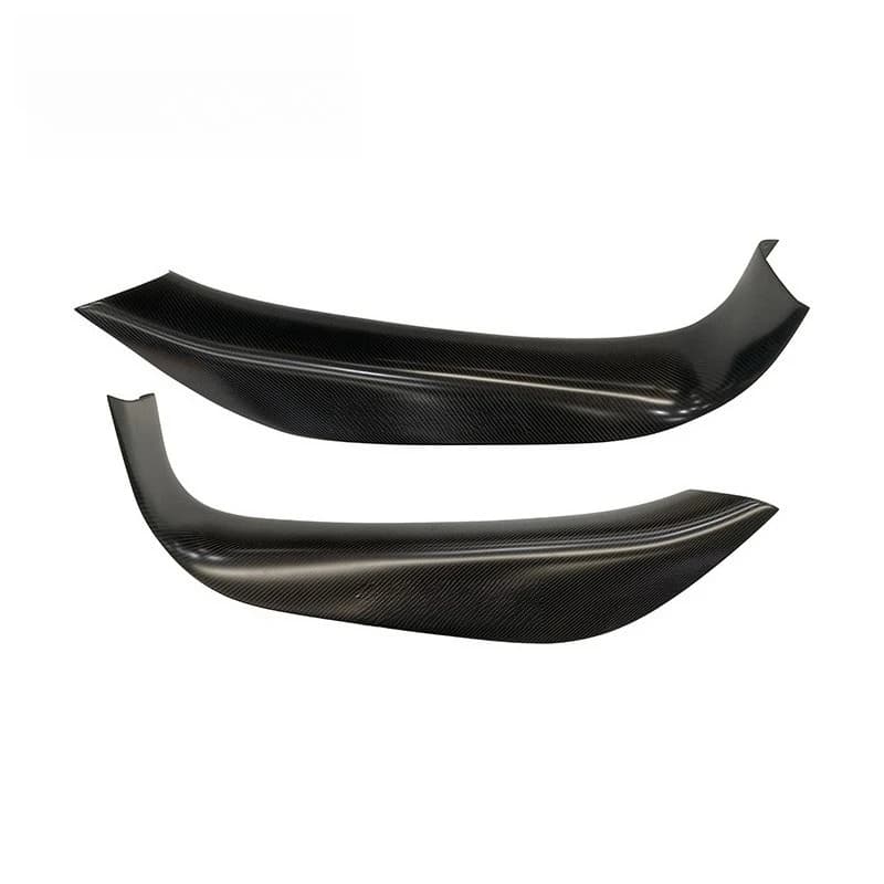 Dry carbon fiber modified automotive interior threshold pedal