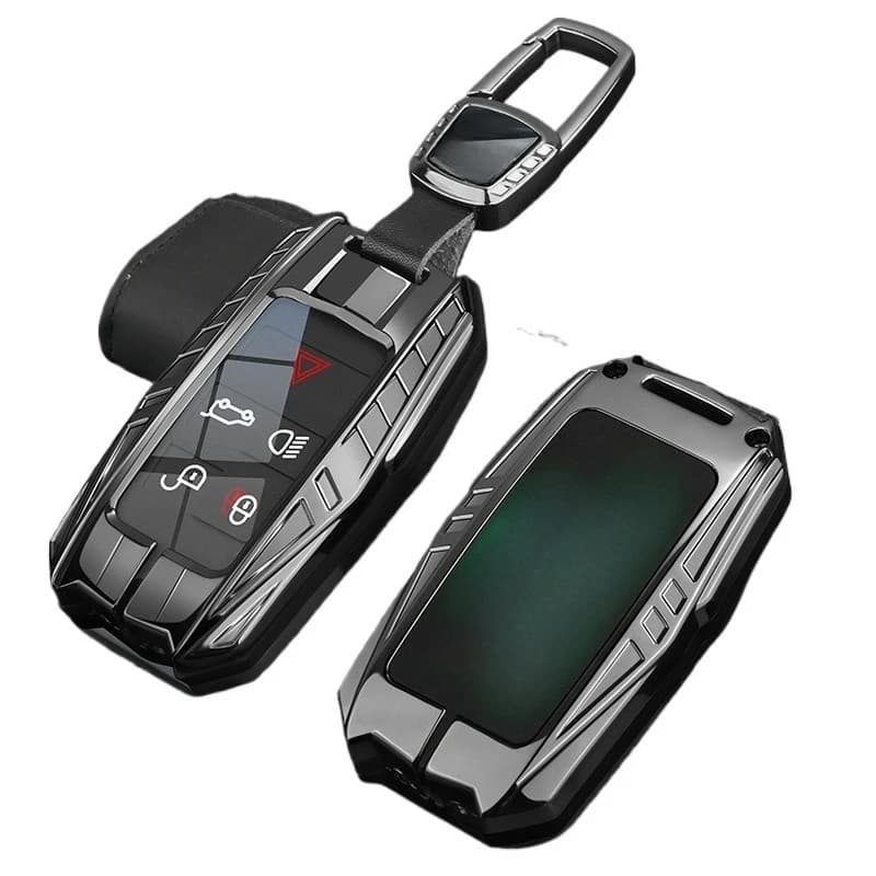 Zinc Alloy Key Cover Case for Land Rover Discovery Sport/Range Rover Evoque/Defender/Range Rover Velar (2023) - Key Fob Shell
