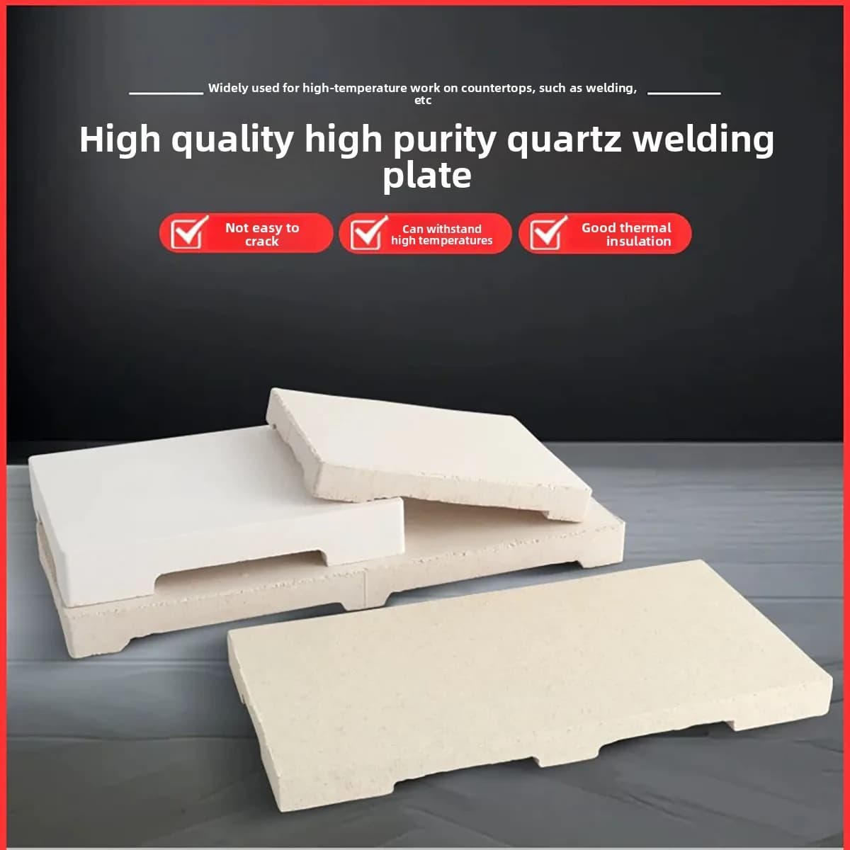 Honeycomb Refractory Brick, High Temperature Heat Insulation Soldering Tile, Breathable Soldering Board, Square Six-Leg Solderin