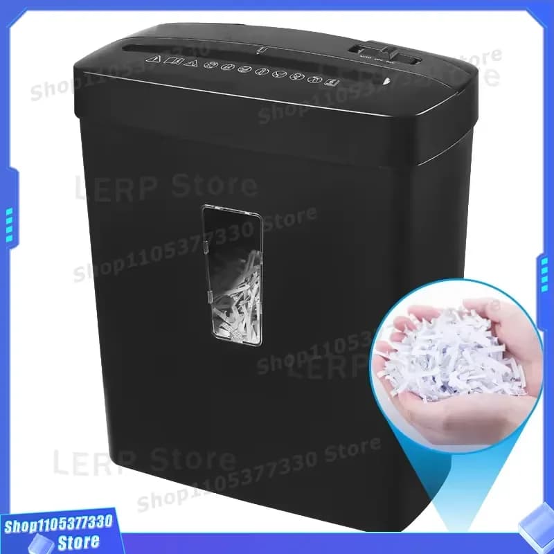 C220P Cross Cut Paper Shredder 6 Sheet Capacity P4 Security Level for Home Office Small Business Desktop Document Destroyer