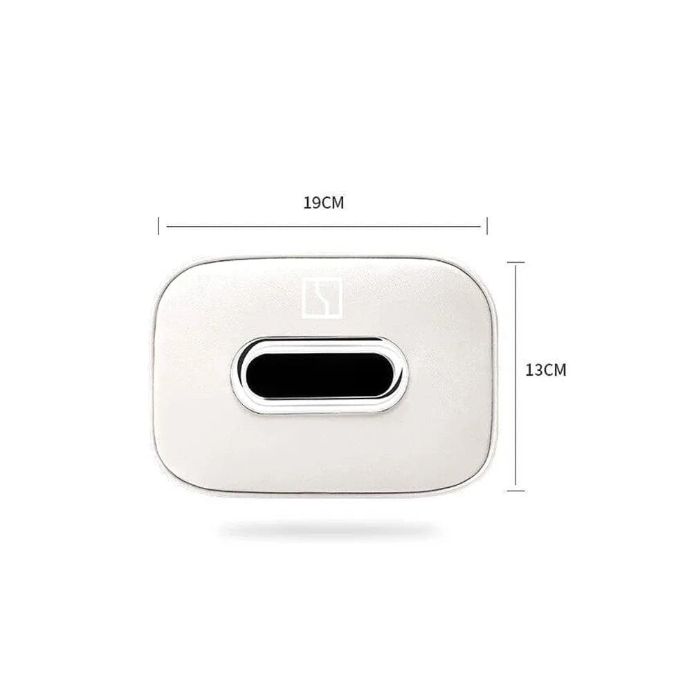 Seat Back Hanging Paper Bag Interior Modification Accessories Fit For ZEEKR 8X Original Car Color Leather Tissue Box