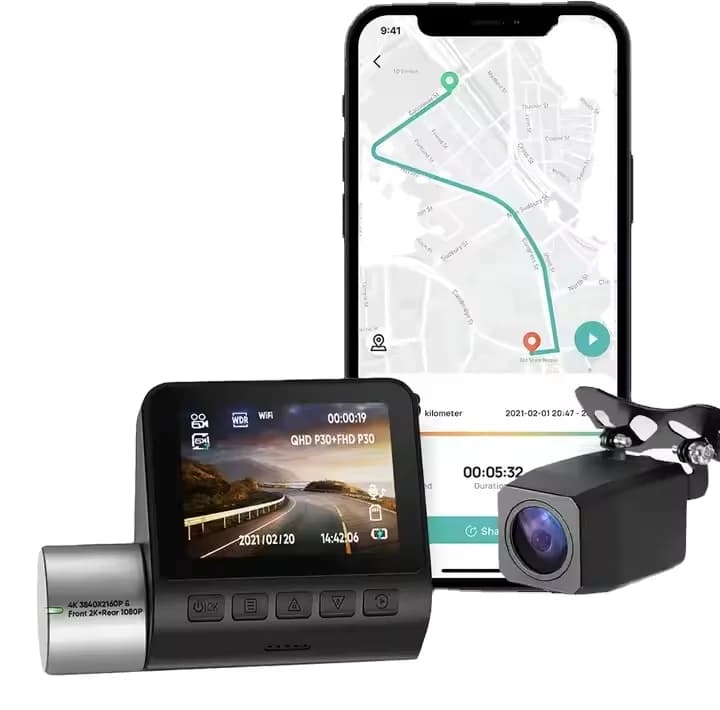 Best Seller Driving Recorder 4K WIFI GPS Car Blackbox Parking Monitor Cam Universal Car Dvr Support Rear Cam 1080P Car Black Box